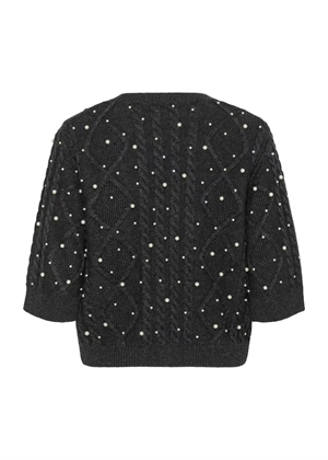 Taiba deco pullover Dark Grey Melange Gestuz 